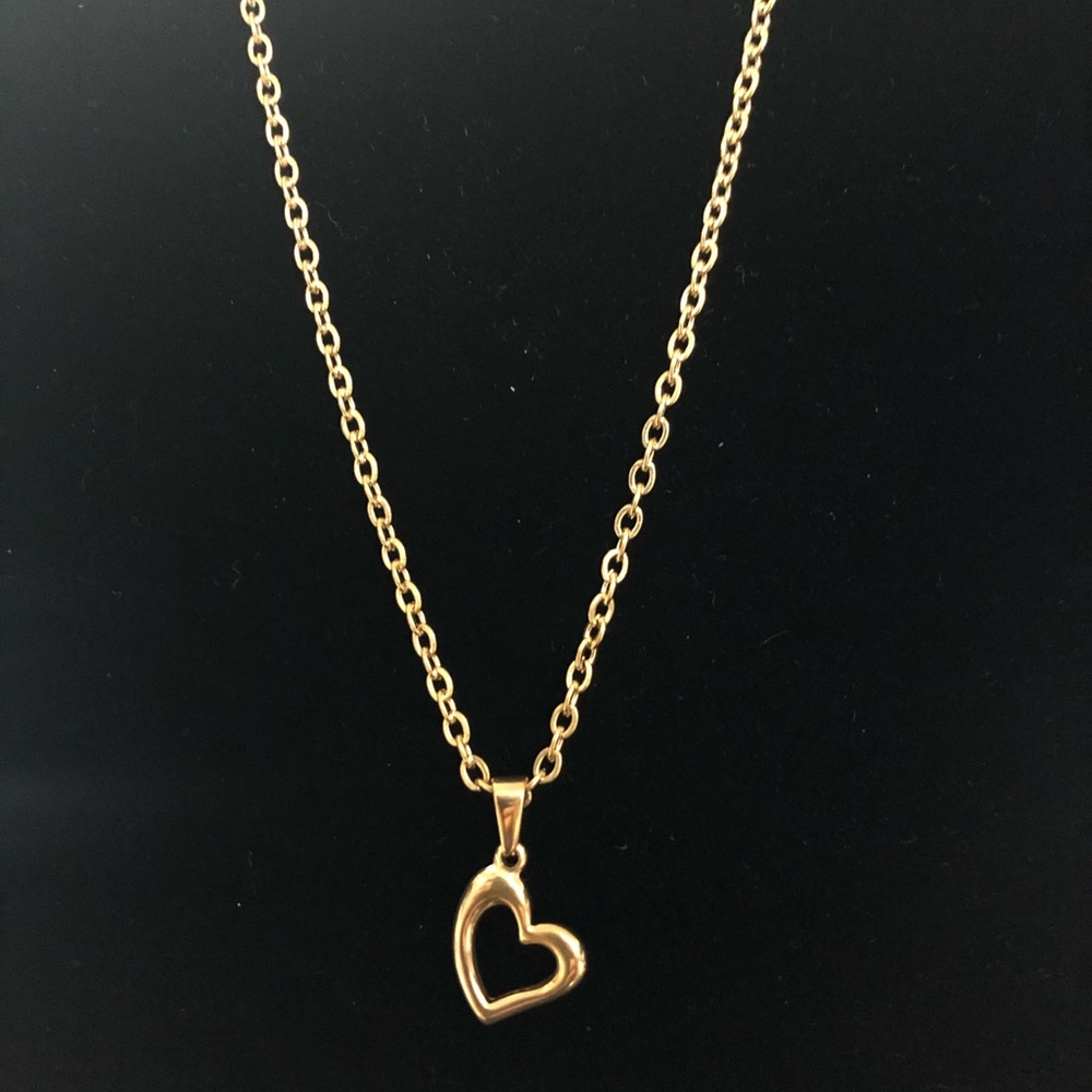 Heart Stainless Steel Pendant with Chain